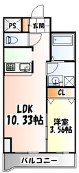 フェリシダ東仙台の物件間取画像